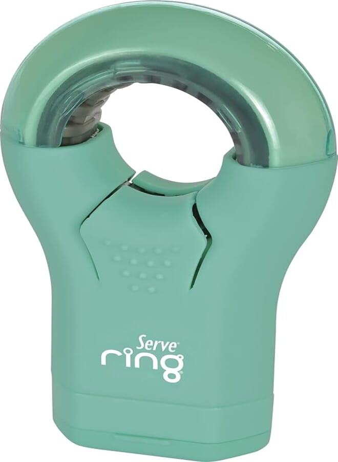 Serve SV-Ring1NY Ring 2 in 1 Eraser and Sharpener - Light Green